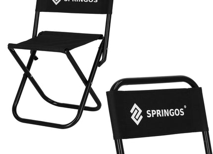 Campingstoel | Kampeerstoel | Zwart