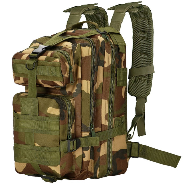 Rugzak | Backpack | Wandelrugzak | Tactical Backpack | 35 Liter | Camouflage | Groen/Bruin/Beige