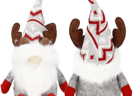 Kerstkabouter - Kerstrendier - Kerstversiering - Stof - 27 cm