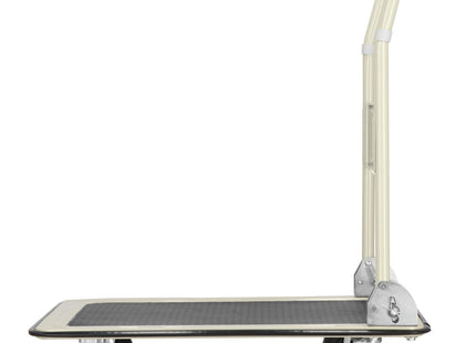 Transportwagen | Plateauwagen | Platformwagen | 72 x 47 x 81 cm | Zwart/Crème