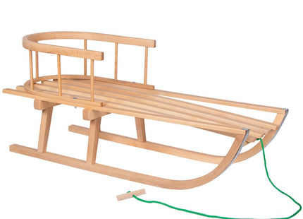 Slee + rugleuning | Gelakt Beukenhout | Neutraal
