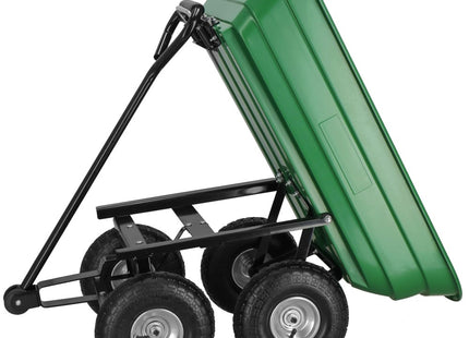 Tuinwagen - Bolderkar - Tuinkar - 75L - Groen