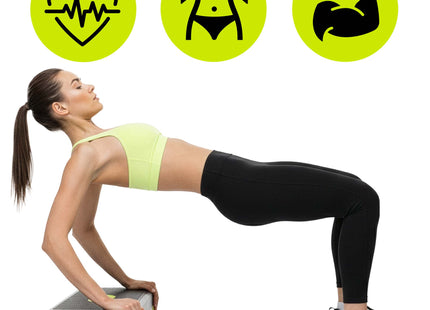 Aerobic Stepper | Verstelbaar | Zwart/Groen  | 350 KG