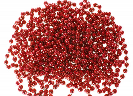 Kerstslingers | Kralenslingers | Kerstversiering | 10 m | Rood