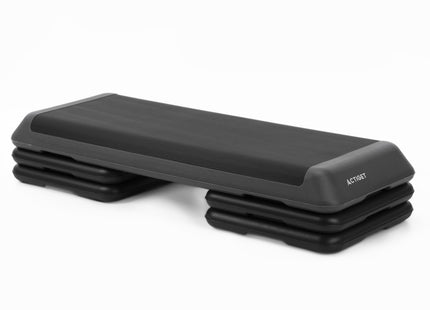 Aerobic Stepper | Verstelbaar | Zwart/Grijs | Antislip |  350 KG