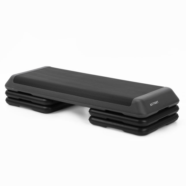 Aerobic Stepper | Verstelbaar | Zwart/Grijs | Antislip |  350 KG