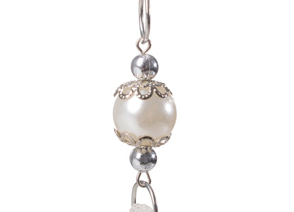 Kersthanger | Engel | Kerstboomhanger | Wit | Glitters | 13 cm