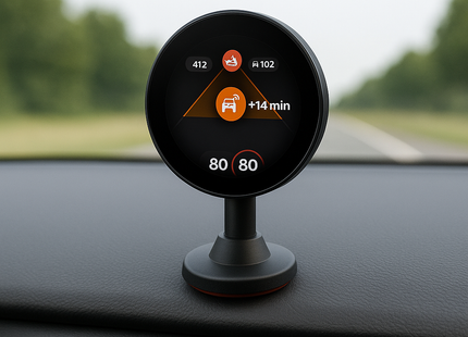 Flitsmeister DASH - DASHboard Mount -  Vent Mount - Werkt Zonder Telefoon - Inclusief Oplader - Maandelijks Abonnement