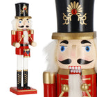 Notenkraker Kerst | 38 cm | Goud/Rood/Wit/Zwart