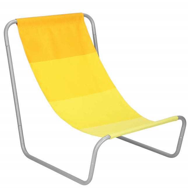 Ligstoel | Strandstoel | Ligbed | Inclusief Draagtas | Geeltinten