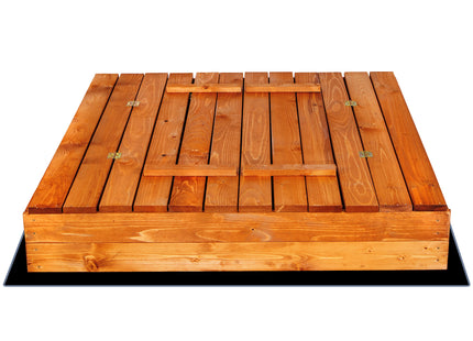 Zandbak -  120 X 120 CM - Met Bank - Inclusief Gronddoek - Geïmpregneerd