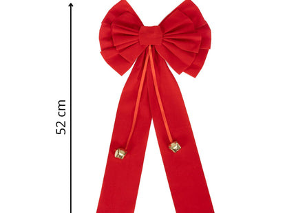Kerststrik | Kerstversiering | Kerstdecoratie Voor Binnen en Buiten | Rood | 52 cm | 1 Stuk