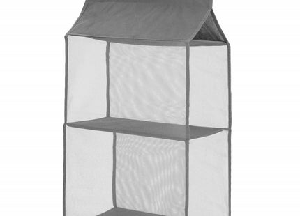Kast Organizer | 2 Planken | Inclusief Haak | Grijs