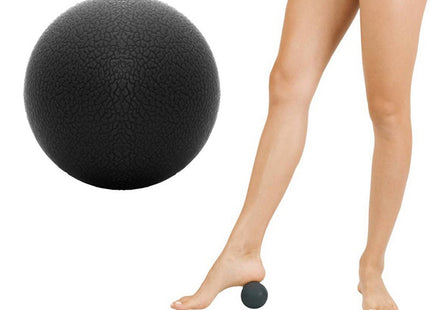 Massage Bal | Triggerpoint Bal | Massage | Lacrosse Bal | Zwart | 6 cm