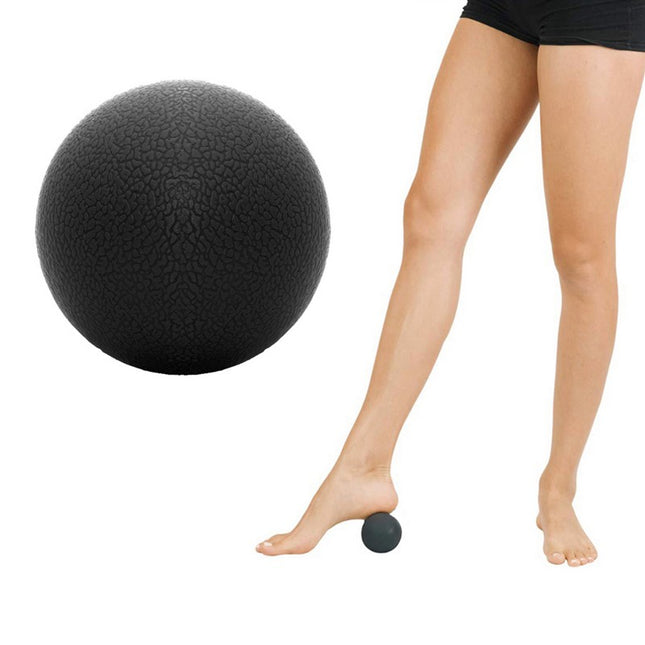 Massage Bal | Triggerpoint Bal | Massage | Lacrosse Bal | Zwart | 6 cm
