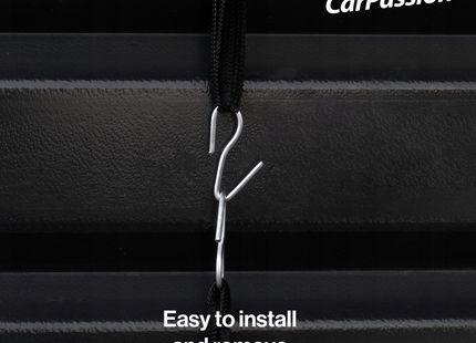 CarPassion Dakkofferhoes  - Beschermhoes - Waterdicht & Vorstbestendig - Maat L - Zwart - 205cm