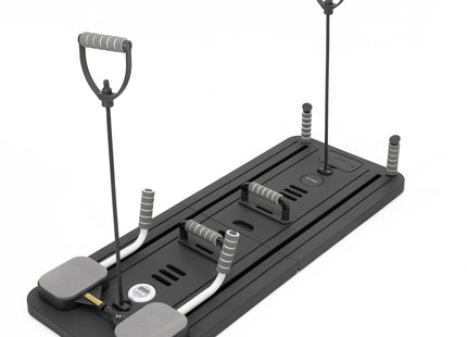 Pilates Reformer - Pilates Board  - Buikspiertrainer - Fitnesstrainer - Multifunctioneel - Opvouwbaar - Zwart - 150 Kg