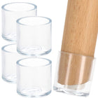 Stoelpoot Beschermers | Stoelpootdoppen | Vloerbescherming | 4 Stuks | 19 mm | Transparant