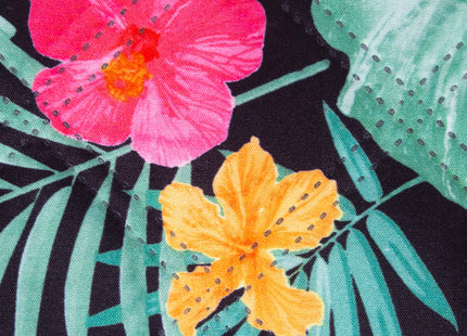 Picknickkleed | Picknickdeken | Buitenkleed | Picknick | 200 x 200 cm | Bloemen/ Bladeren