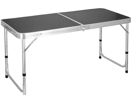 Campingtafel - Vouwtafel - Inklapbaar - Verstelbaar - Inclusief Stoelen -  120x47x55  - Wit