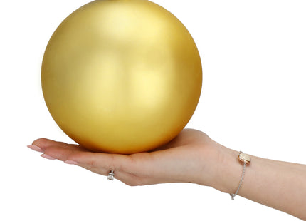 Kerstballen | 2 Stuks | 15 cm | Goud