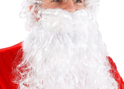 Kerstman Kostuum | Kerstman Pak | Verkleedkleding | 9-Delig | Rood/Wit
