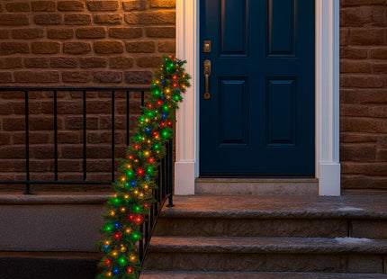 Kerstslinger | Guirlande | Kerstdecoratie | 2 m | Donkergroen