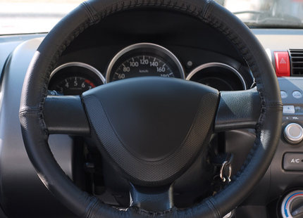 Carpassion Stuurhoes - Steering Cover - Leer - Ø 39-41 CM