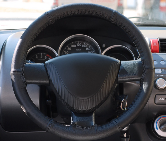 Carpassion Stuurhoes - Steering Cover - Leer - Ø 39-41 CM