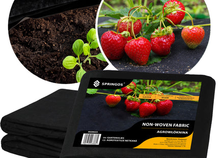 Worteldoek - Anti -Onkruid - Beschermfolie - 50g - 3,2X10 M - Zwart