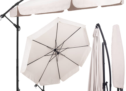 Parasol | Parasols | Kantelbaar | Met Ventilatie | Ecru | Ø300 cm