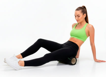 Actiget® Foam roller - Triggerpoint massage - Massage roller - 33 CM - Medium Hard - Zwart - Effecten
