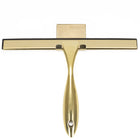 Douchewisser - Raamwisser - Incl. Ophang Haak - Badkamer Accessoires -  Goud - 25 x 18,5 Cm