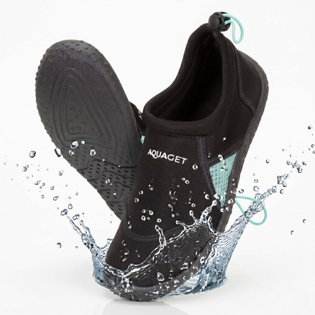 Waterschoenen - AQUA Shoes - Sneldrogend - Rubber - Unisex - Zwart - Maat 38