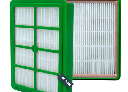 SQOON® Stofzuigerfilter  Geschikt voor AEG, Electrolux & Philips – Vervangt EFH12 / FC8031