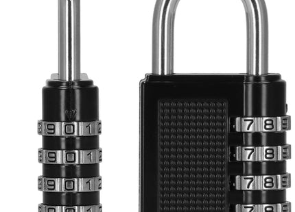Hangslot - Slot - 4 Cijferig - Bagage - Zwart