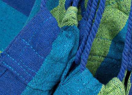 Hangstoel | Binnen & Buiten | Belastbaar tot 150 kg | 150 x 100 cm | Blauw/Groen