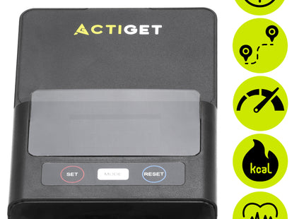 Hometrainer - 8 Weerstandsniveaus - Inclusief Hartslagmeter, Display, Telefoonhouder, Transportwielen - Max 130 KG