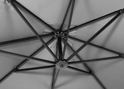 Parasol | Parasols | Kantelbaar | Met Ventilatie | Grafiet | 290 x 290 cm
