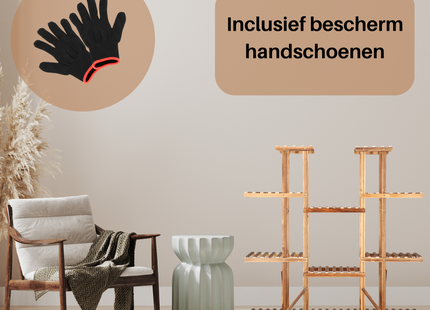 Plantenrek | Plantenrek Binnen | Plantenrek Buiten | 119 cm | Hout