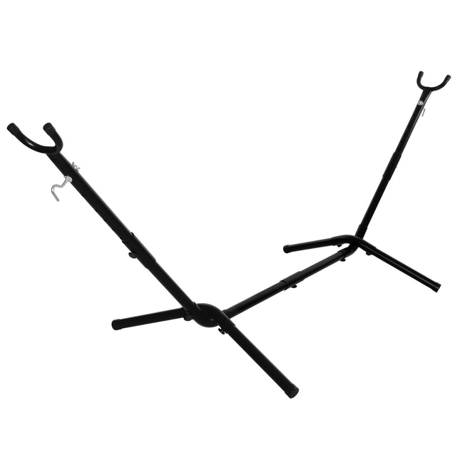 Hangmatstandaard | Eenvoudige Montage | Weerbestendig | 270 x 99 cm | Metaal | Zwart