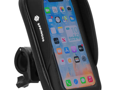 Fietstas - Inclusief Telefoonhouder - Waterdicht - Etui/Tas - Zwart