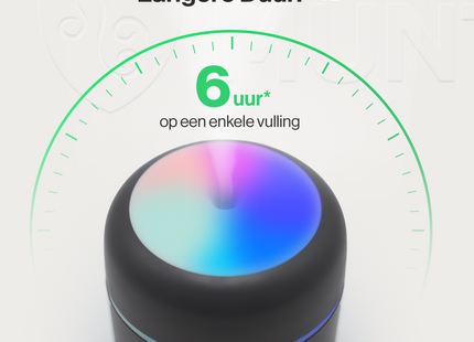 Muntel® Luchtbevochtiger - Humidifier - Slaapkamer - Grijs