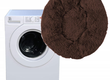 Hondenmand Donut | 70 cm | Donker Bruin