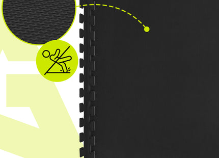 Puzzelmat | Fitness Vloer | Fitnessmat | Fitnesstegels | 100 x 100 cm |  Anti-slip | EVA-schuim | 2 Cm