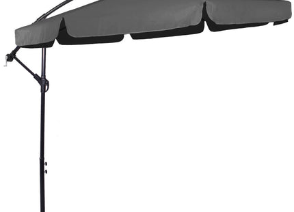 Zweef Parasol | Kantelbaar | Waterafstotend | Grafiet | Ø 350 CM