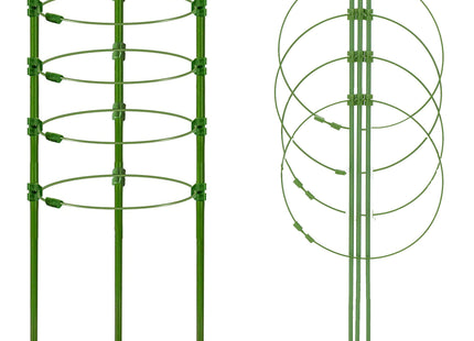 Plantensteun - Ringsteun - Bloemen - Groen - 120 Cm