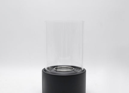 Bio Ethanol Sfeerhaard | Tafelhaard | Binnen & Buiten | Rond | Zwart | ⌀ 15 CM