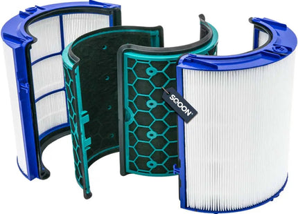 SQOON® - Luchtfilter geschikt voor Filter Dyson luchtreiniger HEPA o.a. DP04/HP04/TP04 - Model 969048-05