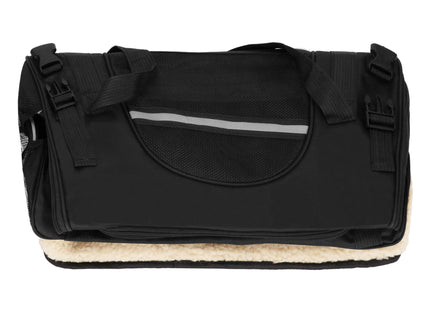 Reismand - Transporttas - Draagbaar - 12kg - Zwart - 27 x 44 x 24,5 cm